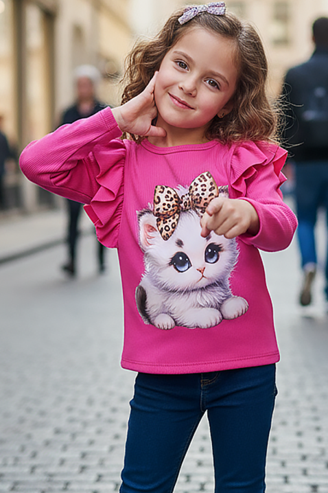 Bluză copii KOTANI, Culoare: fuchsia, IVET.RO - Reduceri de până la -80%