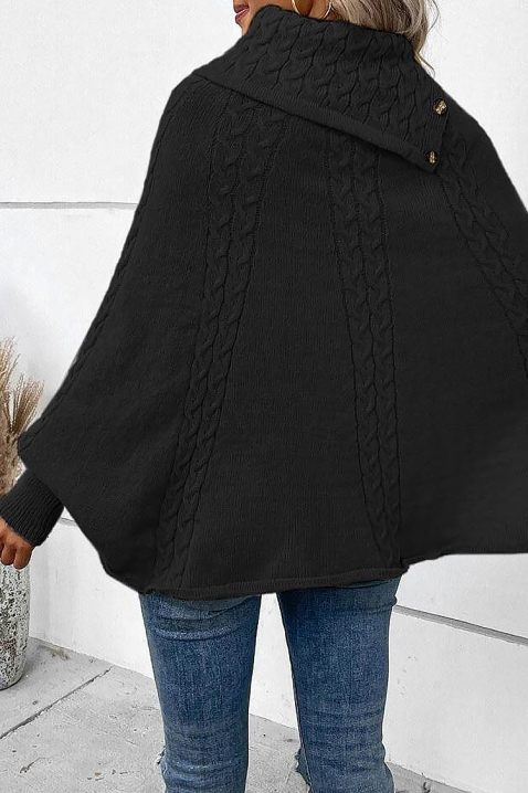 Poncho FRIMENDA, Culoare: negru, IVET.RO - Reduceri de până la -80%