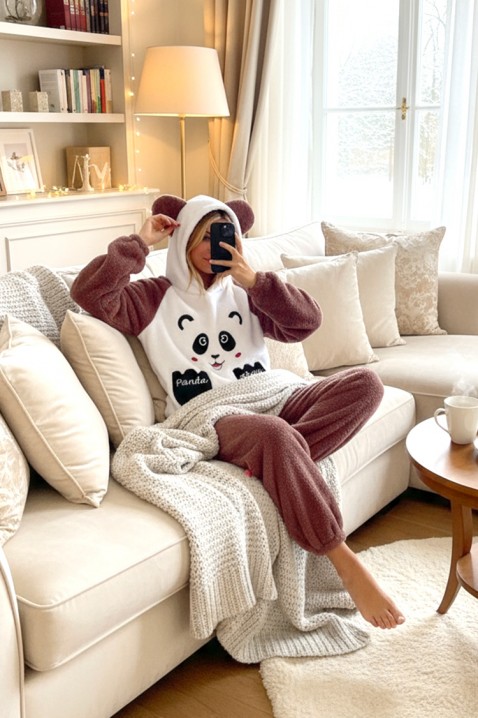 Pijama DAFENSA BROWN, Culoare: maro, IVET.RO - Reduceri de până la -80%