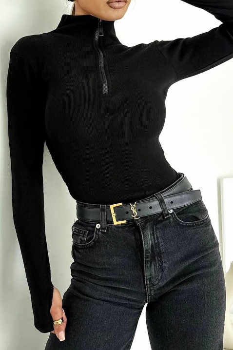 Body - bluză KERMOLZA BLACK, Culoare: negru, IVET.RO - Reduceri de până la -80%