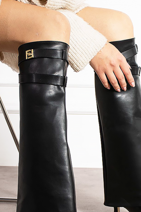 Cizme ERMONIA BLACK, Culoare: negru, IVET.RO - Reduceri de până la -80%