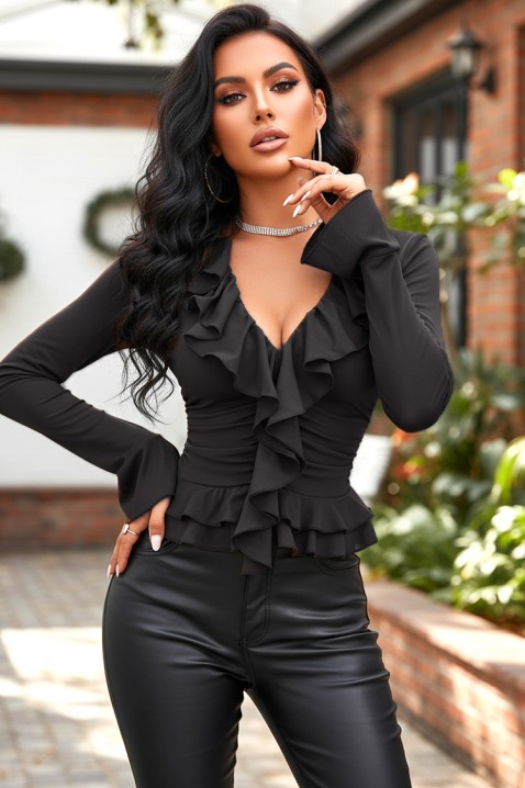 Bluză damă REIDINA BLACK, Culoare: negru, IVET.RO - Reduceri de până la -80%