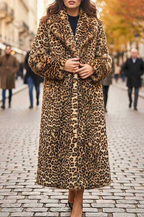 Palton GROXELRA, Culoare: leopard, IVET.RO - Reduceri de până la -80%
