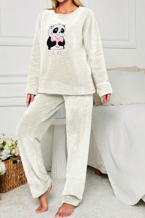 Pijama AGAVINA ECRU, Culoare: ecru, IVET.RO - Reduceri de până la -80%