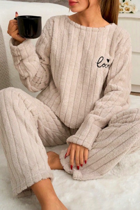 Pijama AMBOLESA BEIGE, Culoare: bej, IVET.RO - Reduceri de până la -80%