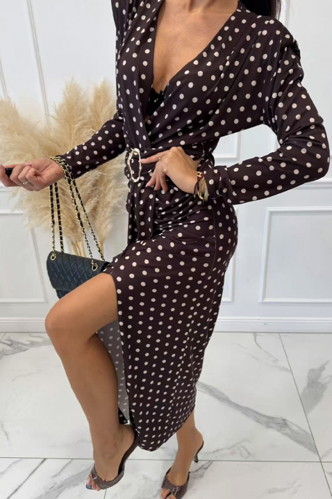 Rochie DOTZELA, Culoare: maro, IVET.RO - Reduceri de până la -80%