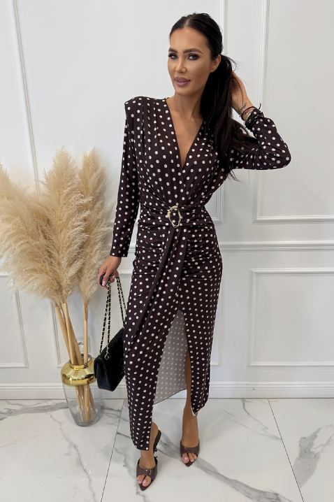 Rochie DOTZELA, Culoare: maro, IVET.RO - Reduceri de până la -80%