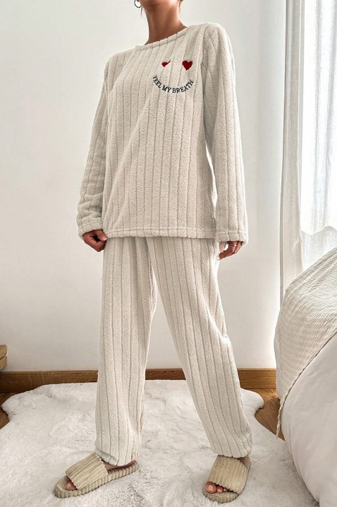 Pijama ARVIANA ECRU, Culoare: ecru, IVET.RO - Reduceri de până la -80%