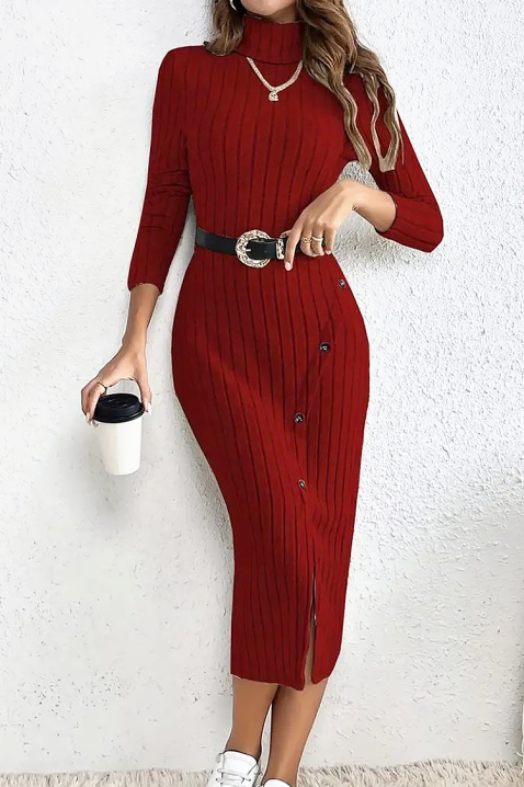 Rochie BRISOLZA BORDO, Culoare: bordo, IVET.RO - Reduceri de până la -80%
