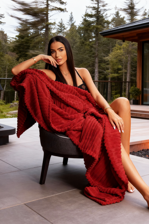 Pătură FELISARA RED 220x240 cm - Textile de Casă | Ivet.RO Pătură FELISARA RED 220x240 cm, Culoare: roșu, IVET.RO - Reduceri de până la -80%