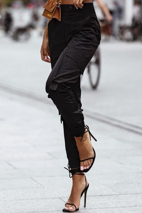 Pantaloni TREZOLDA BLACK, Culoare: negru, IVET.RO - Reduceri de până la -80%