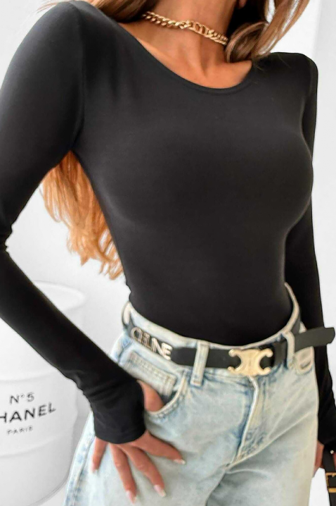 Bluză damă LASINDA BLACK, Culoare: negru, IVET.RO - Reduceri de până la -80%
