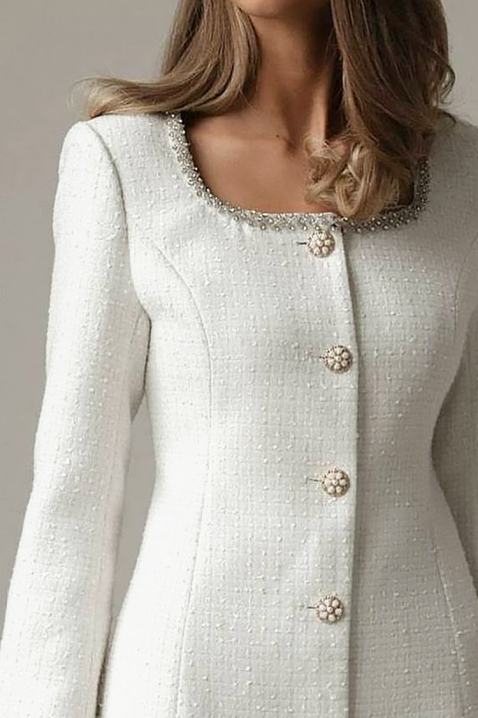 Rochie MIRFELDA WHITE, Culoare: alb, IVET.RO - Reduceri de până la -80%