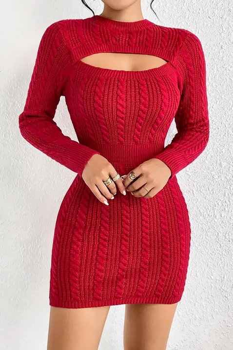 Rochie PLAMENZA, Culoare: roșu, IVET.RO - Reduceri de până la -80%