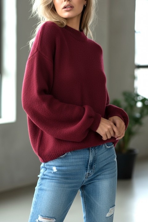 Pulover VIZONDRA BORDO, Culoare: bordo, IVET.RO - Reduceri de până la -80%