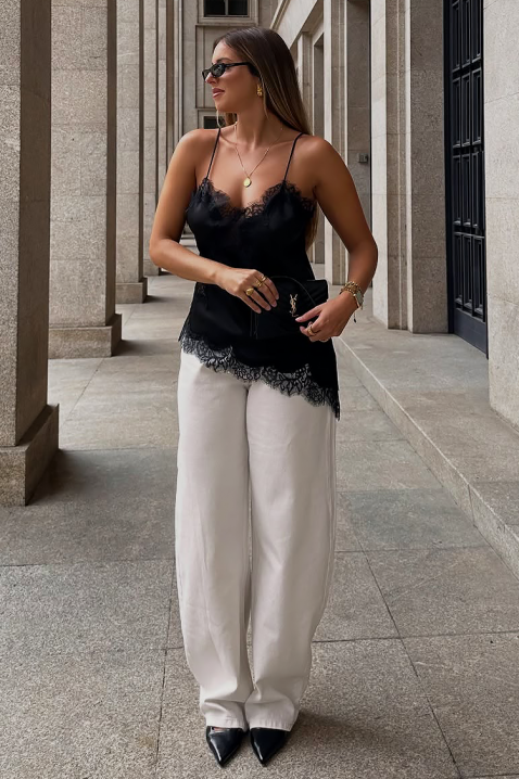 Top TELBORDA BLACK, Culoare: negru, IVET.RO - Reduceri de până la -80%