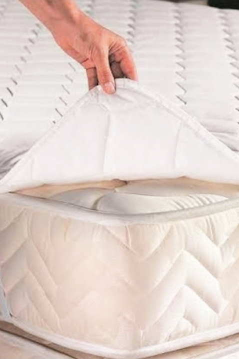 Protector impermeabil pentru saltea LIONEFI 100x200 cm, Culoare: alb, IVET.RO - Reduceri de până la -80%