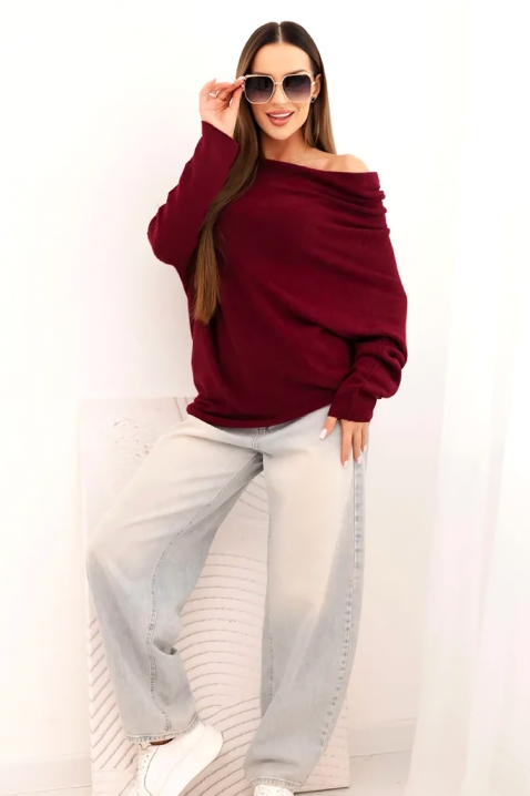 Pulover CROLMEDRA BORDO, Culoare: bordo, IVET.RO - Reduceri de până la -80%