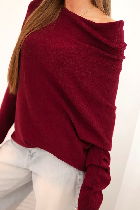Pulover CROLMEDRA BORDO, Culoare: bordo, IVET.RO - Reduceri de până la -80%