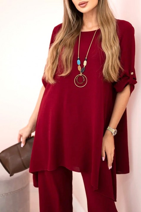 Set KLOBERGA BORDO, Culoare: bordo, IVET.RO - Reduceri de până la -80%