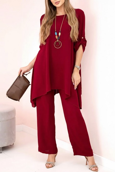 Set KLOBERGA BORDO, Culoare: bordo, IVET.RO - Reduceri de până la -80%