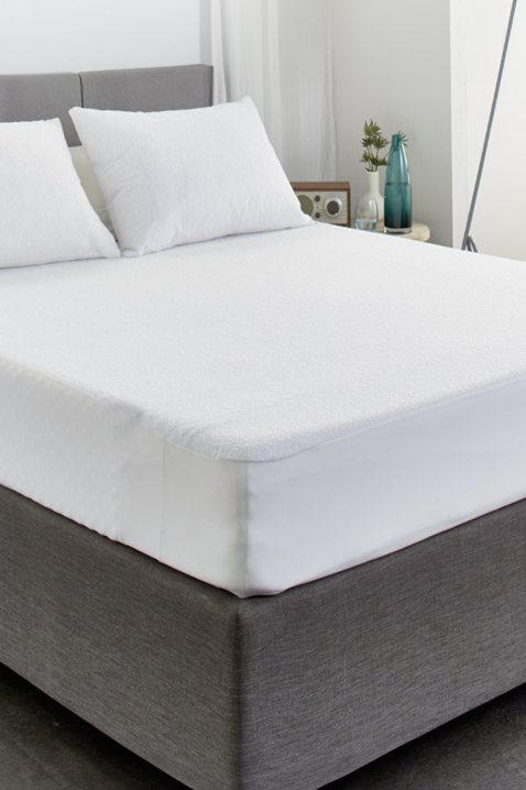 Protector impermeabil pentru saltea BIONEGI 100x200 cm, Culoare: alb, IVET.RO - Reduceri de până la -80%