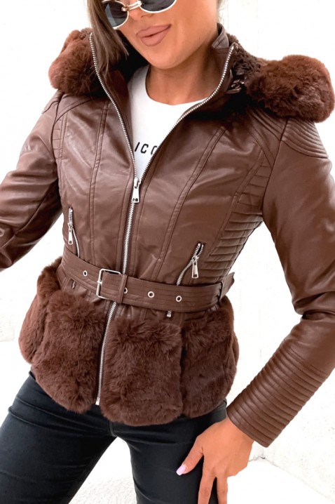 Geacă AMARTINDA BROWN, Culoare: maro, IVET.RO - Reduceri de până la -80%