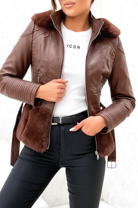 Geacă AMARTINDA BROWN, Culoare: maro, IVET.RO - Reduceri de până la -80%