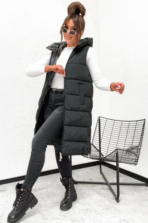Vestă cu două fețe KEMORFA BLACK, Culoare: negru, IVET.RO - Reduceri de până la -80%