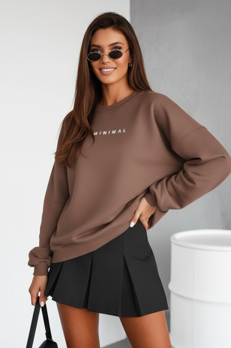 Bluză damă CHENZILA MOCHA, Culoare: mocca, IVET.RO - Reduceri de până la -80%