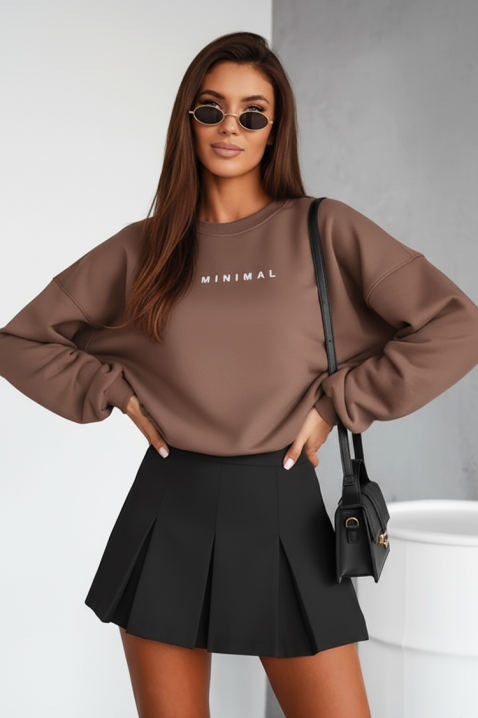 Bluză damă CHENZILA MOCHA, Culoare: mocca, IVET.RO - Reduceri de până la -80%