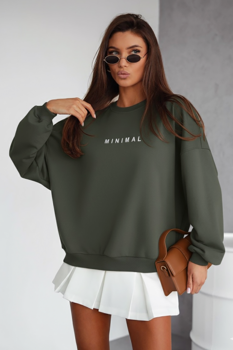 Bluză damă CHENZILA KHAKI, Culoare: khaki, IVET.RO - Reduceri de până la -80%