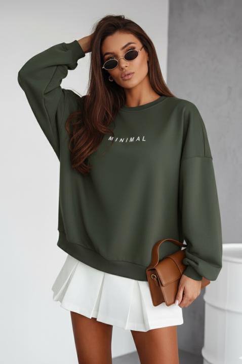 Bluză damă CHENZILA KHAKI, Culoare: khaki, IVET.RO - Reduceri de până la -80%