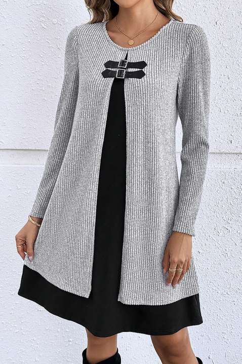 Rochie LIKRENA, Culoare: gri, IVET.RO - Reduceri de până la -80%