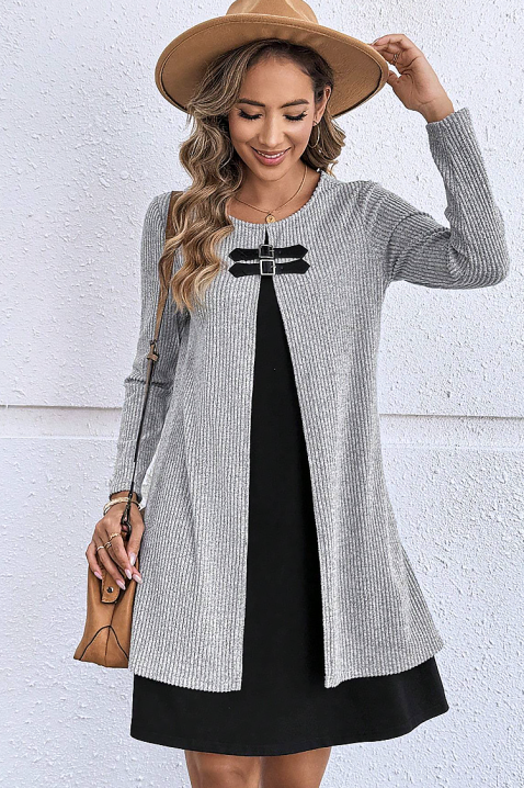 Rochie LIKRENA, Culoare: gri, IVET.RO - Reduceri de până la -80%