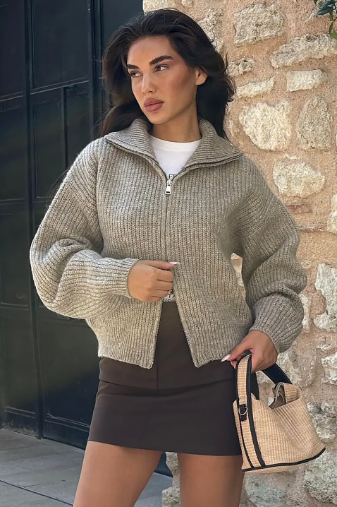 Cardigan NELVIRA GREY, Culoare: gri, IVET.RO - Reduceri de până la -80%