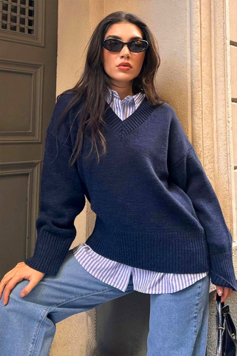 Pulover ROZEYA NAVY, Culoare: bleumarin, IVET.RO - Reduceri de până la -80%