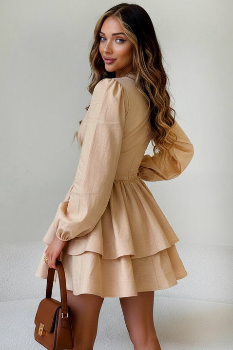 Rochie DONALZA BEIGE, Culoare: bej, IVET.RO - Reduceri de până la -80%
