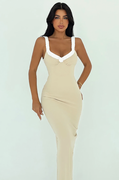 Rochie SELVINDA BEIGE, Culoare: bej, IVET.RO - Reduceri de până la -80%