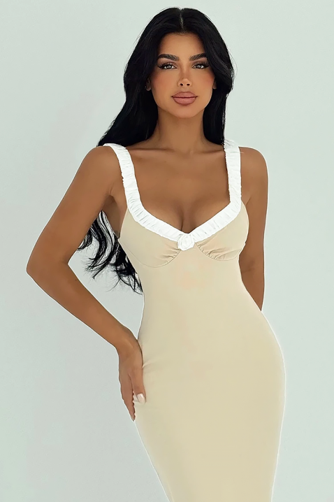 Rochie SELVINDA BEIGE, Culoare: bej, IVET.RO - Reduceri de până la -80%