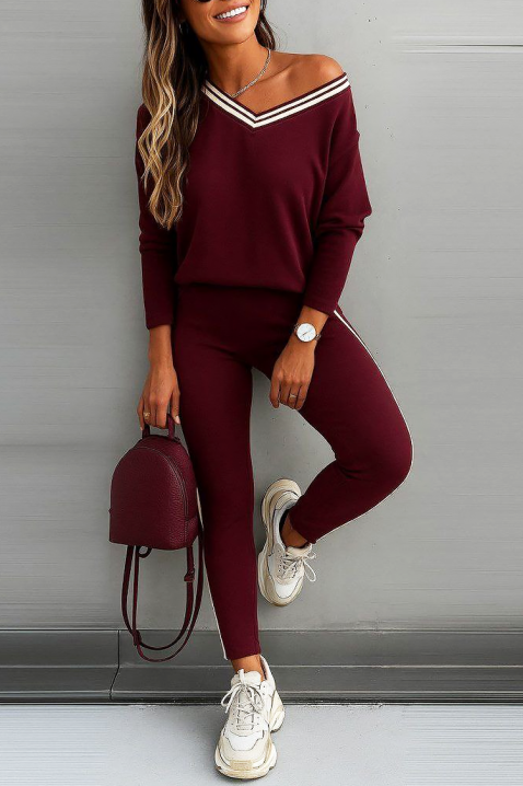 Set ALDONSA BORDO, Culoare: bordo, IVET.RO - Reduceri de până la -80%