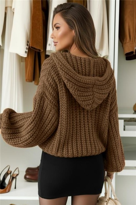 Cardigan TELONZA BROWN, Culoare: maro, IVET.RO - Reduceri de până la -80%
