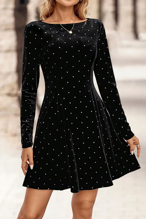 Rochie MILVERGA, Culoare: negru, IVET.RO - Reduceri de până la -80%