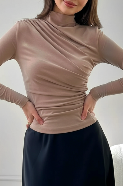 Bluză damă LENDILA MOCHA, Culoare: mocca, IVET.RO - Reduceri de până la -80%
