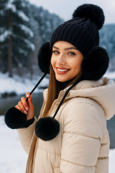 Căciulă AVERSITA BLACK, Culoare: negru, IVET.RO - Reduceri de până la -80%