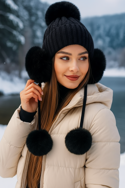 Căciulă AVERSITA BLACK, Culoare: negru, IVET.RO - Reduceri de până la -80%