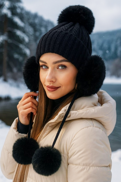 Căciulă AVERSITA BLACK, Culoare: negru, IVET.RO - Reduceri de până la -80%