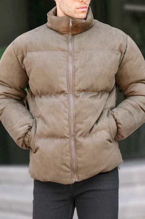 Geacă bărbați RETIJO DARK BEIGE, Culoare: bej închis, IVET.RO - Reduceri de până la -80%