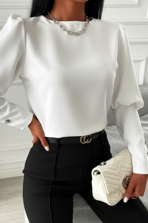 Bluză damă MARIOVA WHITE, Culoare: alb, IVET.RO - Reduceri de până la -80%