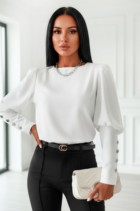 Bluză damă MARIOVA WHITE, Culoare: alb, IVET.RO - Reduceri de până la -80%